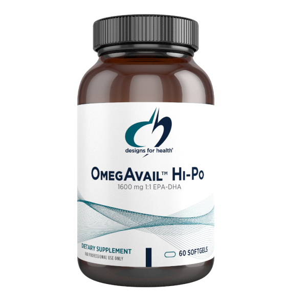 OmegAvail™ Hi-Po , EPA/ DHA 800 mg (60 softgels), Designs for Health