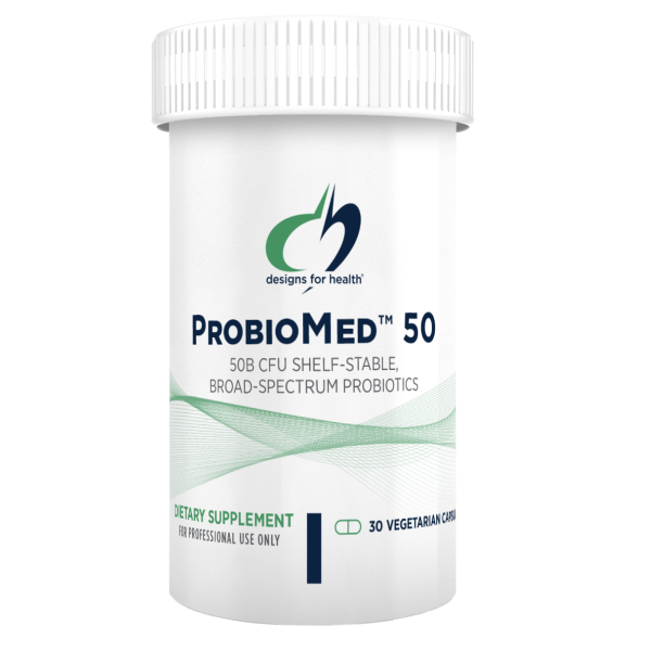 Probiótico ProbioMed™ 50 (30 veg caps), Designs for Health