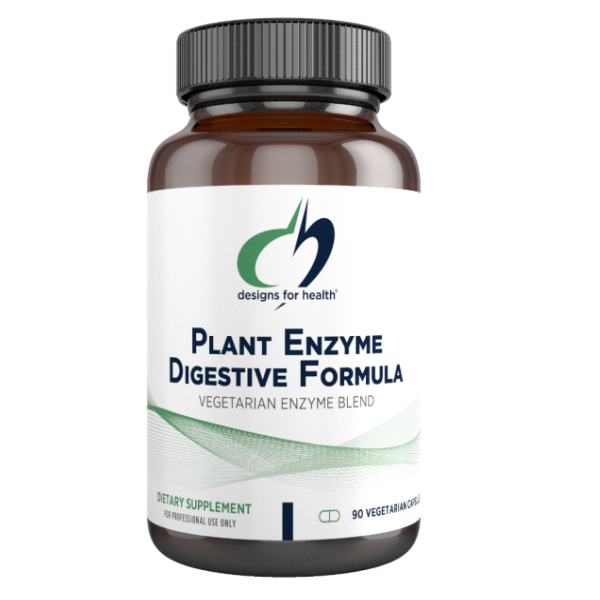 Fórmula Digestiva de Enzimas Vegetales 105 mg (90 veg caps), Designs for Health