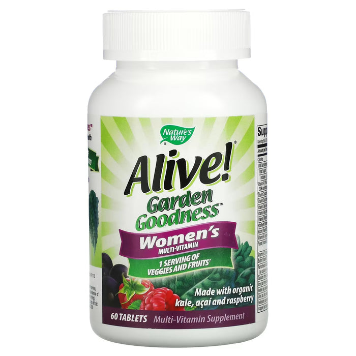 Alive!® Garden Goodness™ Para Mujeres (60 tabs), Nature's Way
