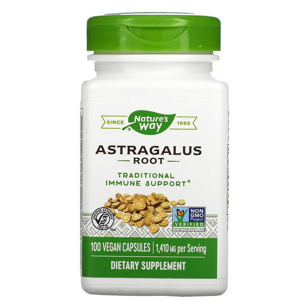 Raíz de Astrágalo 1410 mg (100 veg caps), Nature's Way