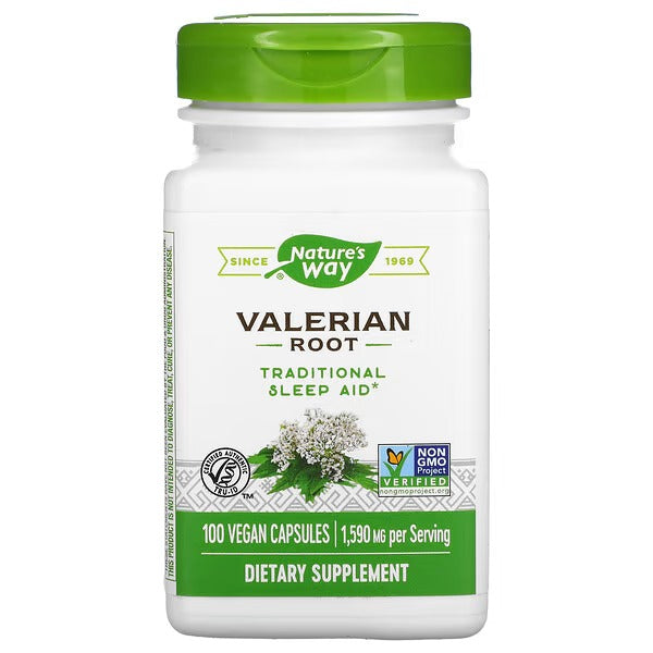 Raíz De Valeriana 1590 mg (100 veg caps), Nature's Way