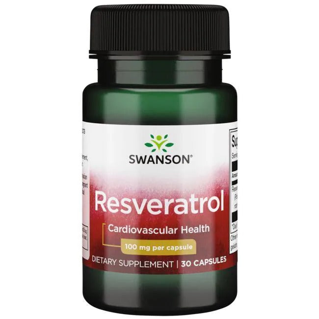 Resveratrol 100mg (30 caps) , Swanson