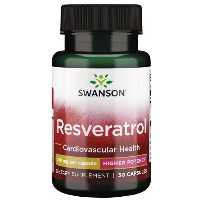 Resveratrol 250mg (30 caps) , Swanson