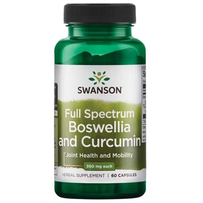 Boswellia de Espectro Completo y Curcumina 300 mg (60 caps), Swanson