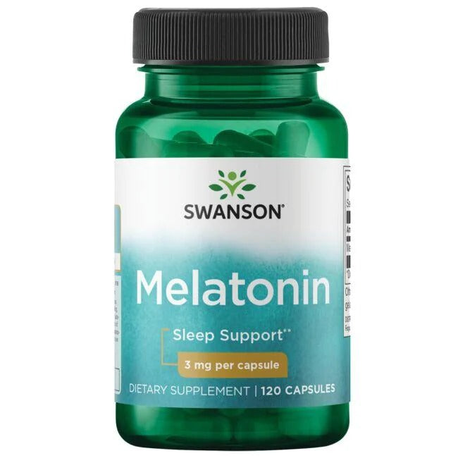 Melatonina 3mg (120 caps), Swanson