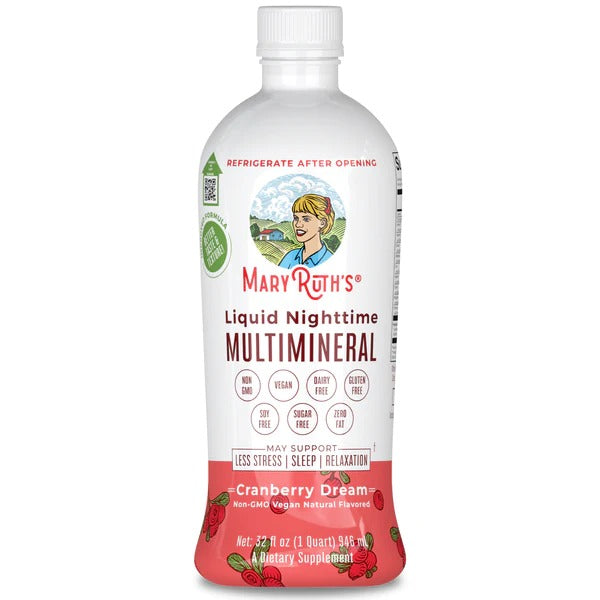 Multimineral Líquido Nocturno (32oz/946ml), Mary Ruth´s