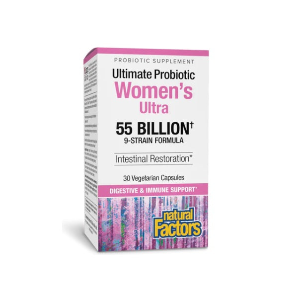 Ultimate Probioticos para Mujeres Ultra 55 Billones (30 vcap), Natural Factors