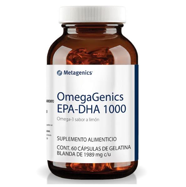 EPA-DHA 1000 Sabor Limon (60 caps), Metagenics