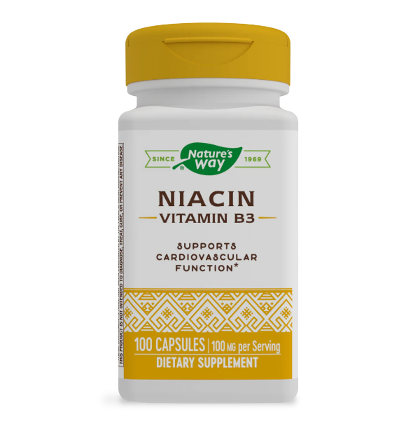 Niacina B3, 100 mg (100 caps), Nature's Way