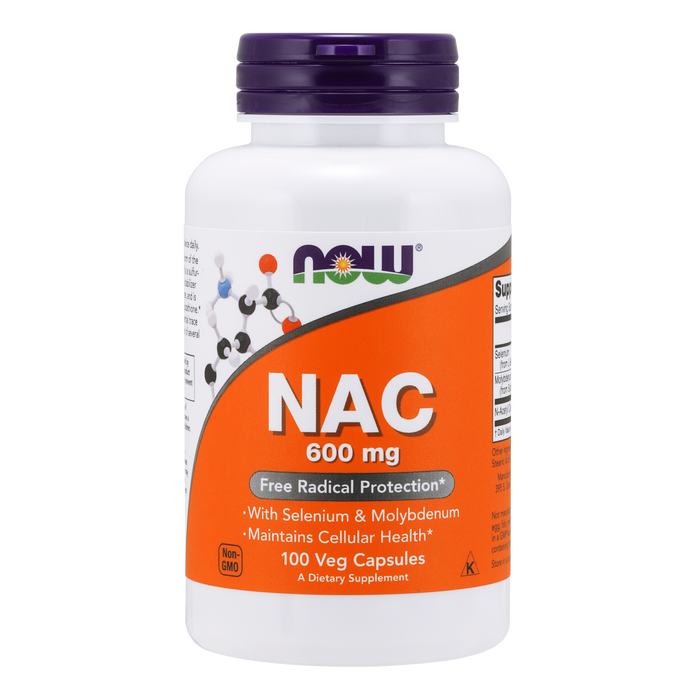 NAC N- Acetil Cisteína 600 mg (100 veg caps)