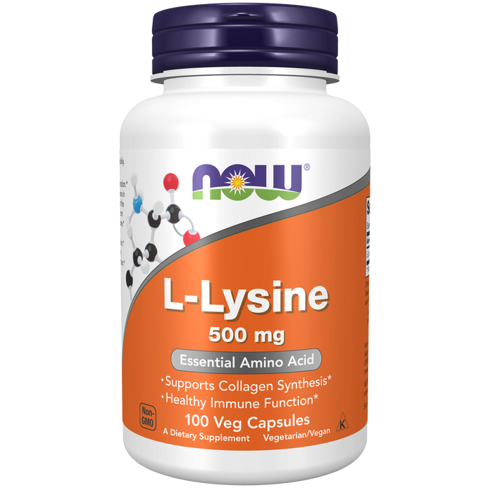 L-Lysine 500mg 100 VEG CAPS / L-Lysine 500mg