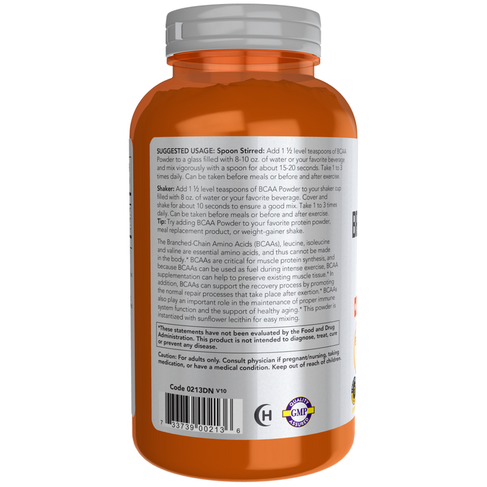 Polvo de Aminoácidos de Cadena Ramificada (12 oz/340 g)