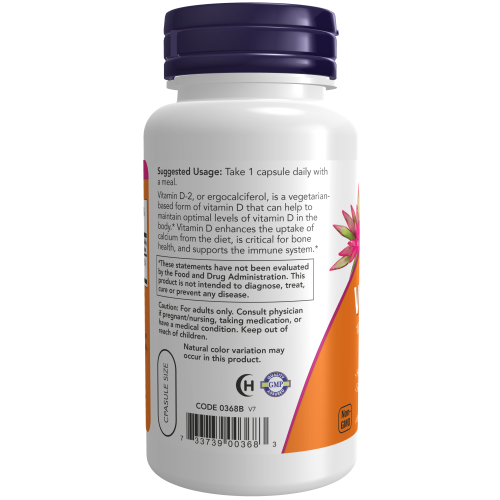 Vitamin D 1000 IU (120 Veg Capsules) / Vitamin D 1000 IU Dry