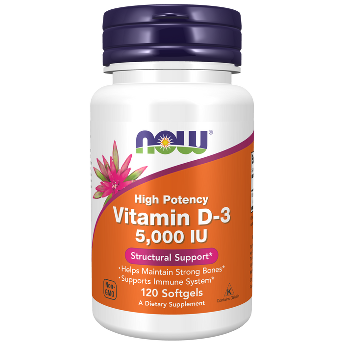 Vitamin D-3 5000 IU (120 softgels) / Vitamin D3 5000 IU