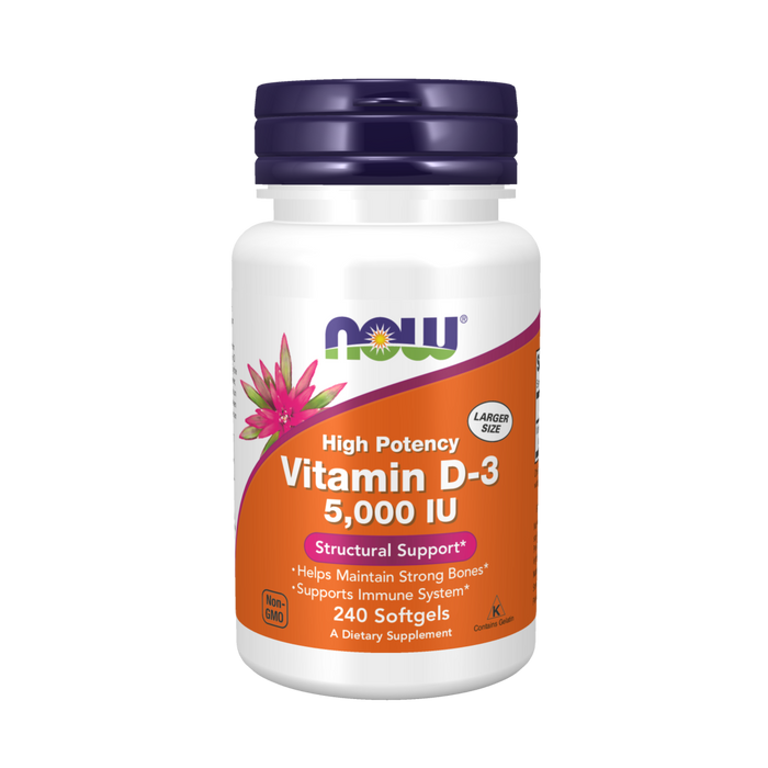 Vitamina D3 5000 IU (240 softgels)