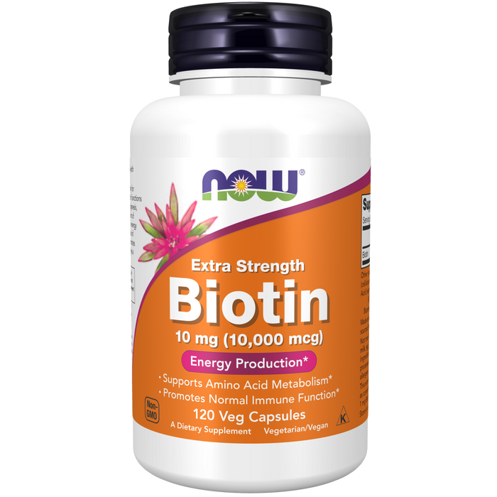 Biotin 10 mg (10,000 mcg) 120 Veg Caps / Biotin 10 mg (10,000 mcg)