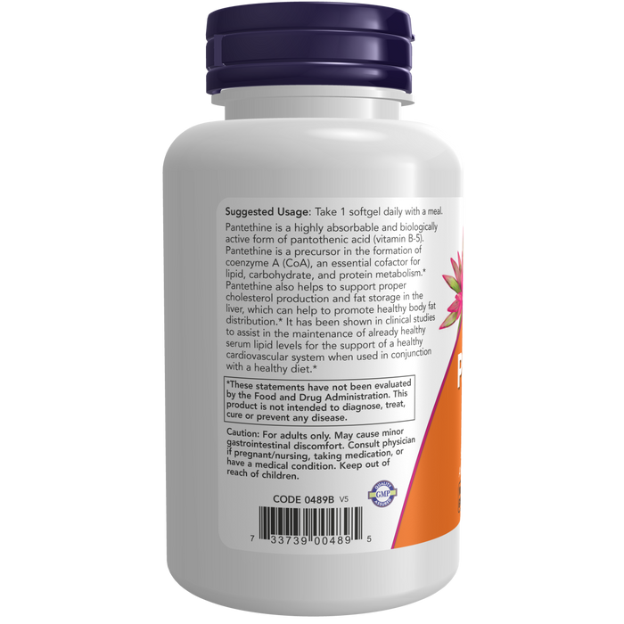 Pantethine 600 mg (60 Softgels)/ Pantethine