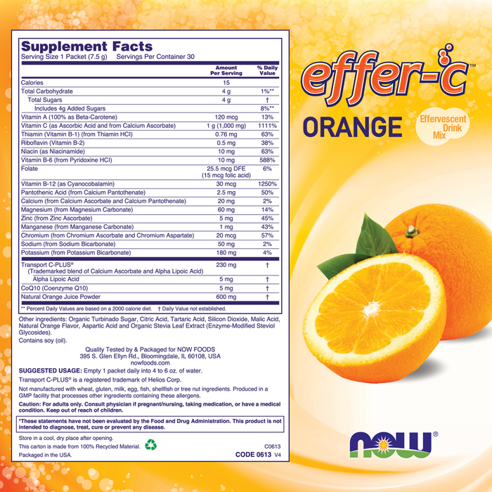 Effer-C™ Orange Packets (30 PACK) / Effer-C™ Orange Packets