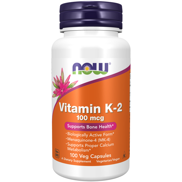 Vitamin K -2 100 mcg (100 Veg Caps) / Vitamin K-2 100 mcg