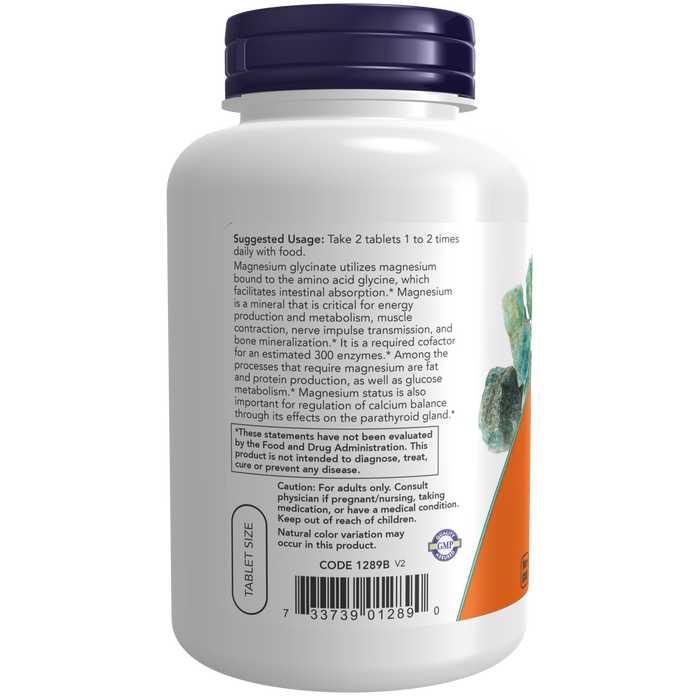 Glicinato de Magnesio 200 mg(180 tabs)