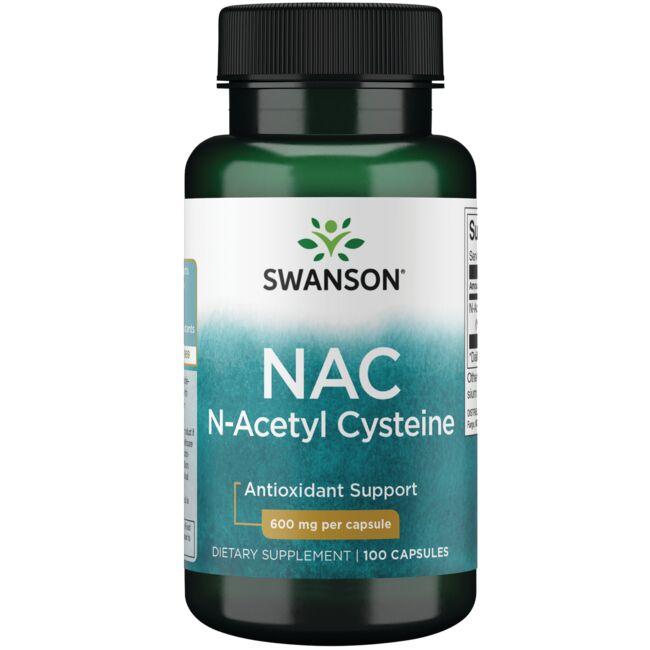 N-Acetil Cisteína (NAC) 600mg (100 caps), Swanson