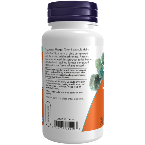 L-OptiZinc® 30 mg (100 veg caps)