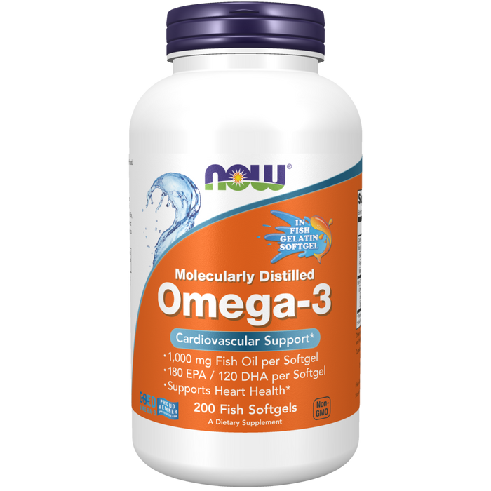 Omega-3, (200 cápsulas blandas de pescado)