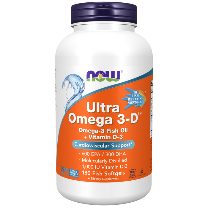 Ultra Omega 3-D™ 600 EPA (180 fish softgels)