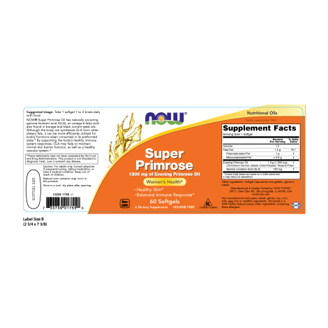 Super Primrose 1300 mg (60 softgels)