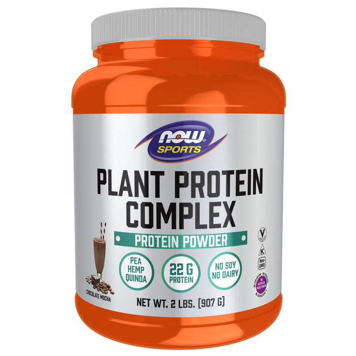 Plant Protein Complex, Chocolate Mocha Powder 907gr (2 LB) /Plant Protein Complex, Chocolate Mocha
