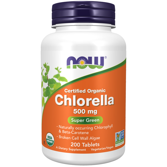 Chlorella Orgánica 500 mg (200 tabs)