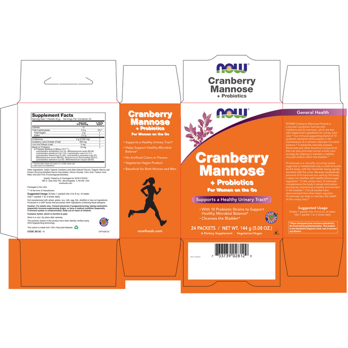 Cranberry Mannose + Probiotics (24 PAQ) /Cranberry Mannose + Probiotics