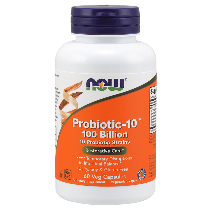 Probiótico 10™ 100 Billon (60 veg caps)