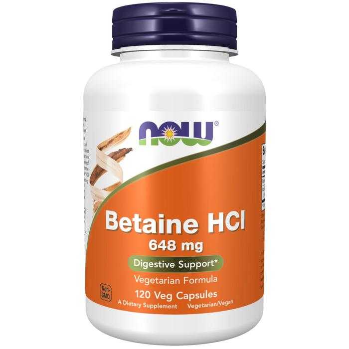 Betaine HCl 648mg (120 Veg Caps)/Betaine HCl 648mg