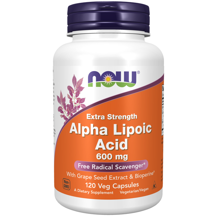 Ácido Alfa Lipoico 600 mg (120 veg caps)