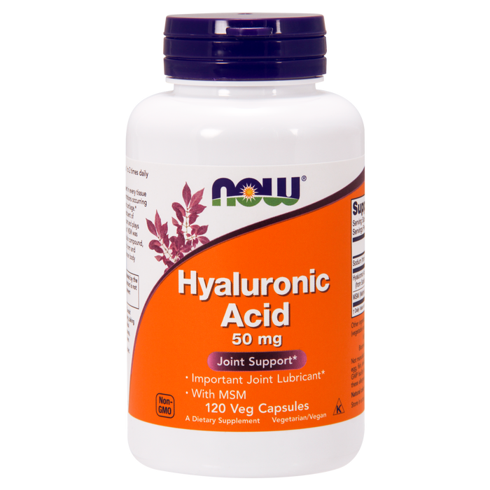 Hyaluronic Acid 50mg with MSM (120 Veg Caps) / Hyaluronic Acid with MSM