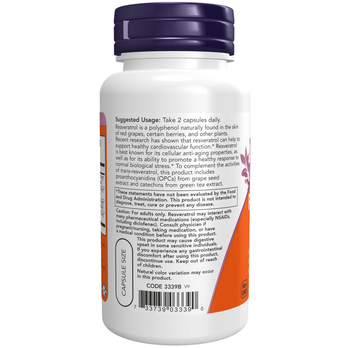 Resveratrol 50 mg (60 veg caps)