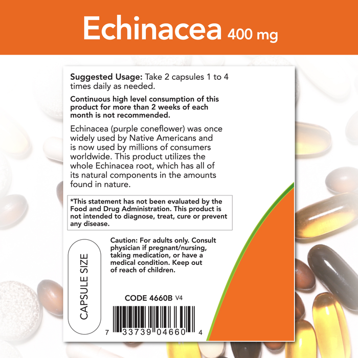 Equinácea 400 mg (100 veg caps)