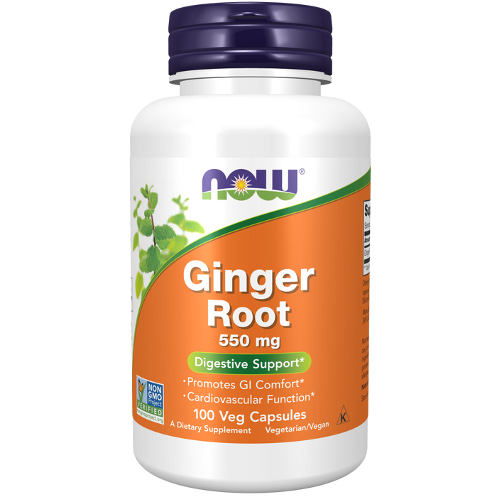 Ginger Root 550 mg (100 Veg Caps) /Ginger Root 550 mg