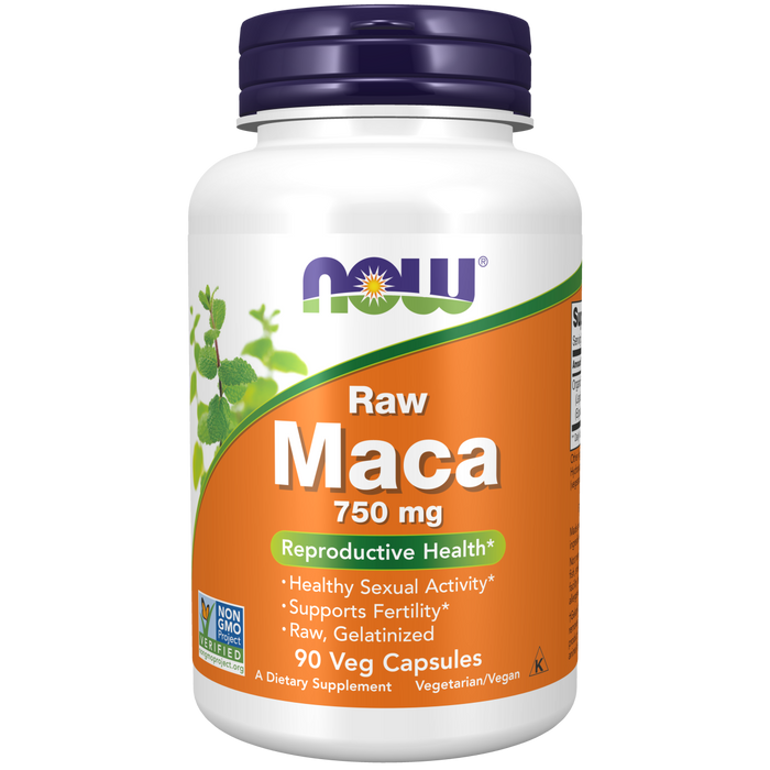 Raw Maca 750 mg (90 Veg Caps)/ Maca 750 mg Raw
