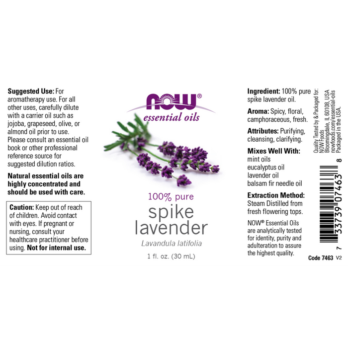 Aceite de Lavender en Espigas (1fl. oz) / Spike Lavender Oil