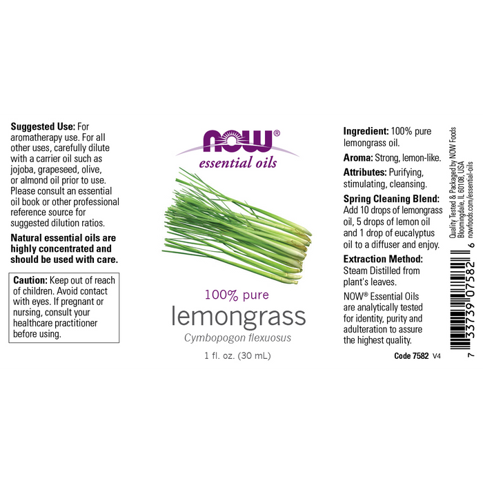 Lemongrass essential oil (30 ml) / Lemongrass Oil