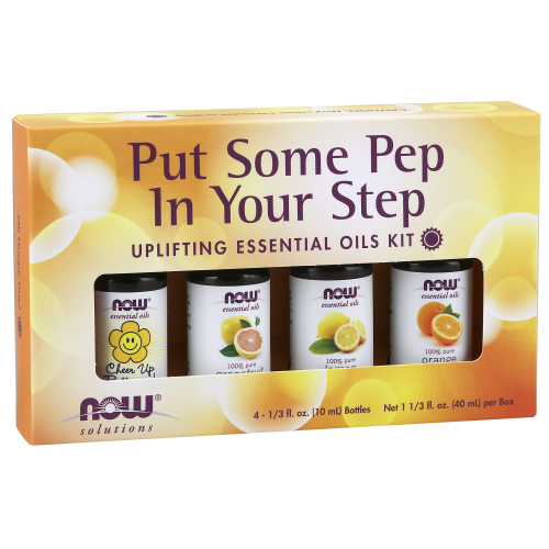 Invigorating Essential Oils Kit (4bottles/10ml) / Put Some Pep in Your Step Essential Oils Kit