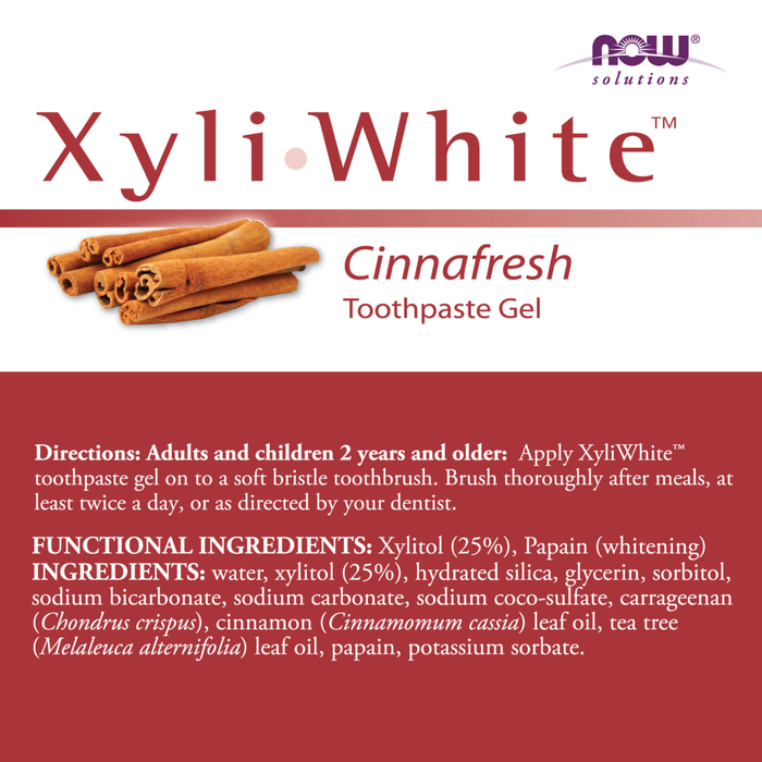 XyliWhite™ Cinnafresh Toothpaste 6.4 oz (181g)/ XyliWhite™ Cinnafresh Toothpaste Gel