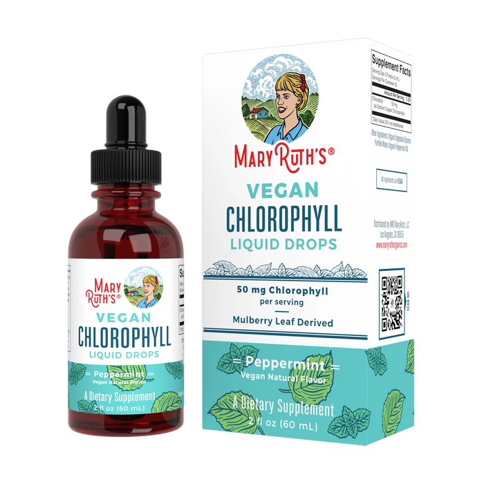 Vegan Chlorophyll Liquid Drops 2 oz (60ml) Mary Ruths