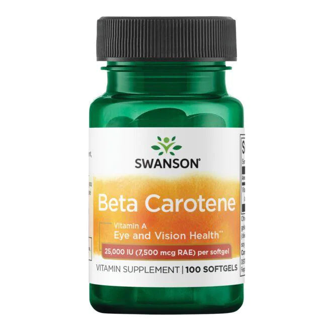 Swanson Premium- Betacarotene (vitamin A) 25000 IU100softgels