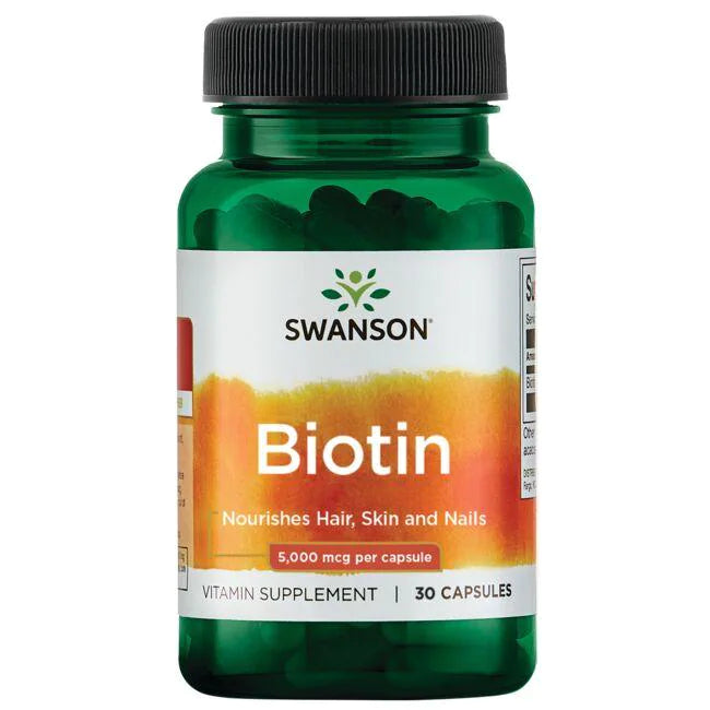 Swanson Premium - Biotin 5000mcg 30capsules