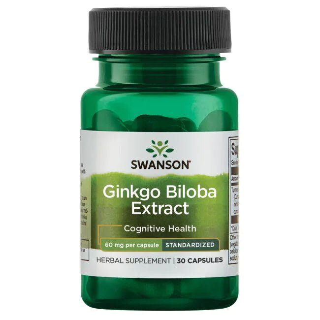 Swanson Premium - Ginkgo Biloba Extract 60mg 30caps