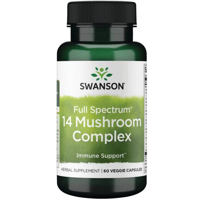 Swanson Premium - Full Spectrum 14 Mushroom Complex 60 caps